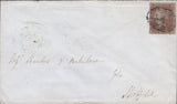 115263 1856 DIE 2 1D PL.24 'C7 ABNORMAL' (OB) ON COVER.