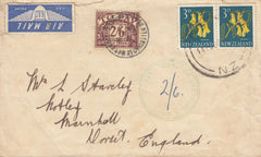 115320 1963 UNDERPAID MAIL NEW ZEALAND TO ENGLAND.