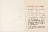 115425 1925 PICTORIAL CALENDAR WITH "RATES OF POSTAGE".