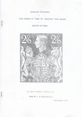 115826 "WATERLOW PROCEDURES - KING GEORGE VI "ARMS TO FESTIVAL" HIGH VALUES" BY GERRY BATER.