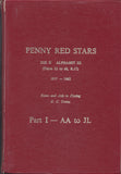115833 'PENNY RED STARS DIE II ALPHABET III PART I AA-JL' BY TONNA.