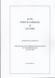 115868 'FOR THE PORT AND CARRIAGE OF LETTERS' BY DAVID ROBINSON.