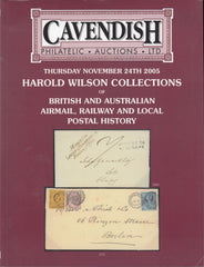 115940 "THE HAROLD WILSON" RAILWAY AND LOCAL POSTAL HISTORY COLLECTIONS, CAVENDISH AUCTION NOVEMBER 2005.