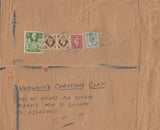 116021 1949 PARCEL WRAPPER KINGSTON ON THAMES TO USA WITH 2S 6D YELLOW-GREEN (SG476b).