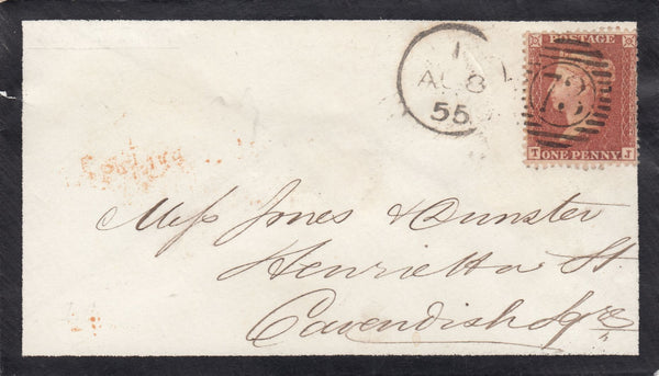 116113 PL.11 (TJ)(SG24) ON MOURNING ENVELOPE.