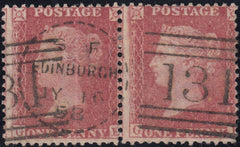 116121 1858 EDINBURGH DOTTED CIRCLE/PL.59 (GE GF)(SG40).