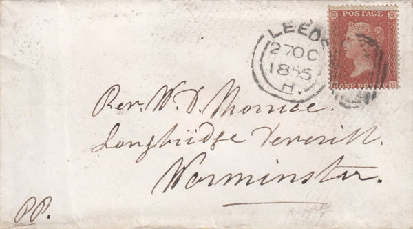 116133 PL.12 (HH)(SG21) ON COVER LEEDS TO WARMINSTER.