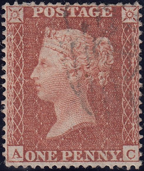 116180 PL.9 MATCHED PAIR LETTERED AC S.C.16 (SG21) AND L.C.14 (SPEC C6).