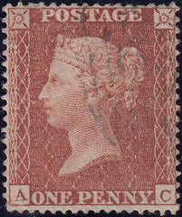 116180 PL.9 MATCHED PAIR LETTERED AC S.C.16 (SG21) AND L.C.14 (SPEC C6).