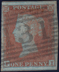 116211 PL.133 (PI) VERY BLUED PAPER (SG8a).
