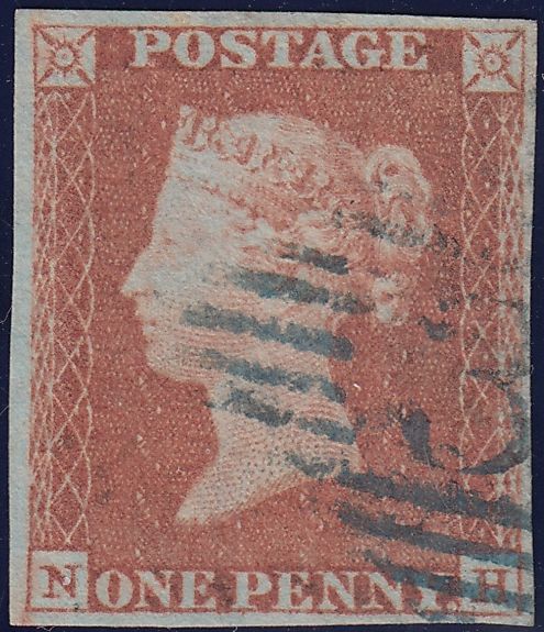 116330 PL.75 (NH)(SG8)/BLUE IRISH CANCELLATION.