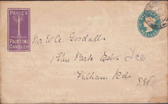 116424 1903 "PRICE'S PALMITINE CANDLES" ADVERTISING ENVELOPE.