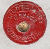 116865 1849 'LIEUTENANCY OFFICE/MIDDLESEX' 'PRESS-STUD' LETTER SEAL LONDON TO LUDLOW.