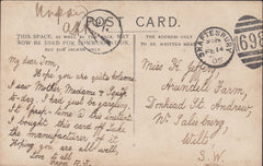117157 1905 UNPAID MAIL SHAFTESBURY TO DONHEAD ST ANDREW (WILTS).