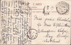 117194 1907 UNPAID MAIL SHERBORNE TO ROY BRIDGE SCOTLAND.