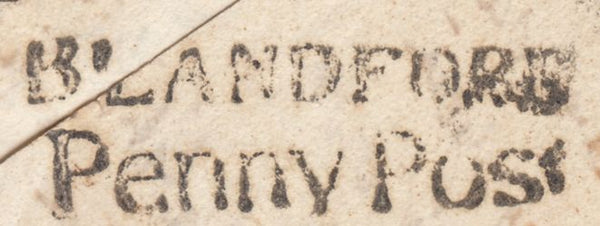 117199 1832 DORSET/'BLANDFORD PENNY POST' HAND STAMP (DT54).