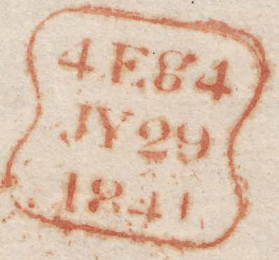 117354 1D RED PL.XI ON COVER USED IN LONDON (GD).