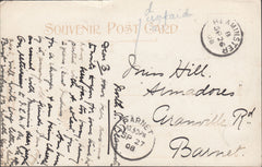 117369 1908 UNPAID MAIL BEAMINSTER (DORSET) TO BARNET.