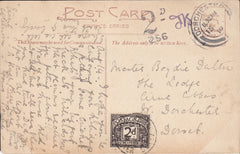117377 1919 UNPAID MAIL DORCHESTER TO CERNE ABBAS.