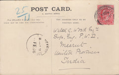 117451 1906 MAIL WOODBRIDGE TO INDIA.