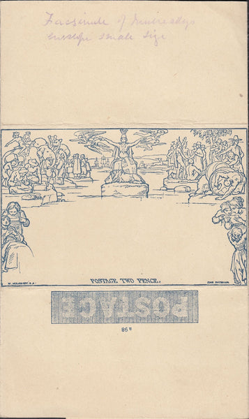 117457 CIRCA 1940 REPRODUCTION OF 2D MULREADY, 65% OF SIZE.