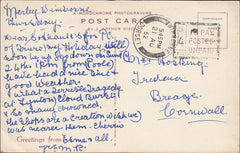 117464 1952 UNPAID MAIL WIMBORNE TO BREAGE (CORNWALL).