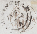 117565 1843 LONDON NO. '7' IN MALTESE CROSS ON COVER (SPEC B1ug).
