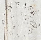 117566 1843 LONDON NO. '9' IN MALTESE CROSS ON COVER (SPEC B1ui).