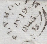 117570 1843 LONDON NO. '6' IN MALTESE CROSS ON COVER (SPEC B1uf).