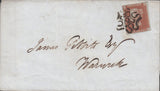 117572 1843 LONDON NO. '5' IN MALTESE CROSS ON COVER (SPEC B1ue).