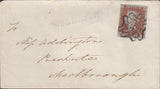 117579 1843 LONDON NO. '4' IN MALTESE CROSS ON COVER (SPEC B1ud CAT. £2000).