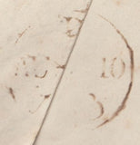 117579 1843 LONDON NO. '4' IN MALTESE CROSS ON COVER (SPEC B1ud CAT. £2000).