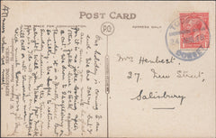 117616 1918 DORSET/'TODBER' RUBBER DATE STAMP.