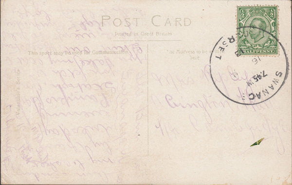 117623 1913 DORSET/'SWANAGE' SKELETON DATE STAMP.