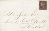 117682 1841 MANCHESTER NORMAL TYPE MALTESE CROSS ON COVER.