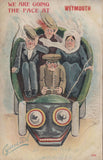 117689 1913 UNDERPAID NOVELTY POST CARD WEYMOUTH TO NEWPORT MON.