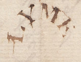 117720 1793 DORSET/'LYME' HORSESHOE STYLE HAND STAMP (DT307).