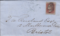 117751 PL.151 (KH)(SG8) ON COVER LIVERPOOL TO BRISTOL.
