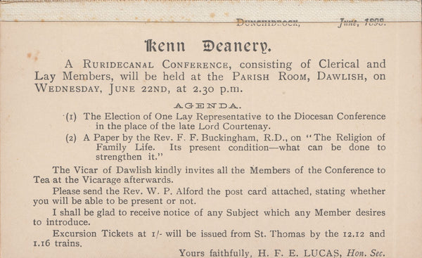 117762 1898 QV ½D BROWN REPLY PAID POST CARD.