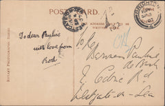 117844 1907 UNPAID MAIL BRIGHTON TO WESTGATE ON SEA (KENT).