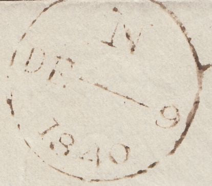 117847 1D BLACK PL.1B (SG2)(AB) ON COVER LONDON TO MANSFIELD.