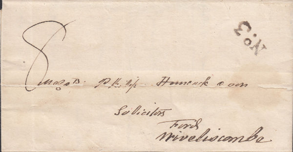 117893 1833 DEVON/'CULLOMPTON PENNY POST' (DN295).
