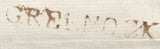 117911 1792 SCOTLAND/'GREENOCK' STRAIGHT LINE HAND STAMP/EDINBURGH BISHOP MARK.