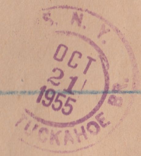 117931 1955 REGISTERED AIR MAIL SOUTHAMPTON TO USA/2/6 CASTLE.