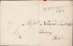118002 1804 KENT/'SITTINGBOURN 140' MILEAGE MARK (KT1078).