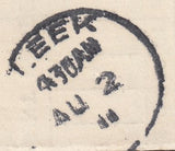 118020 1911 NATIONAL TELEPHONE COMPANY PRINTED WRAPPER HANLEY TO LEEK (STAFFS).