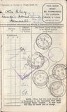 118031 1913-1936 'POST OFFICE SAVINGS BANK' BOOK WITH BIRKENHEAD AND DORCHESTER DATE STAMPS.