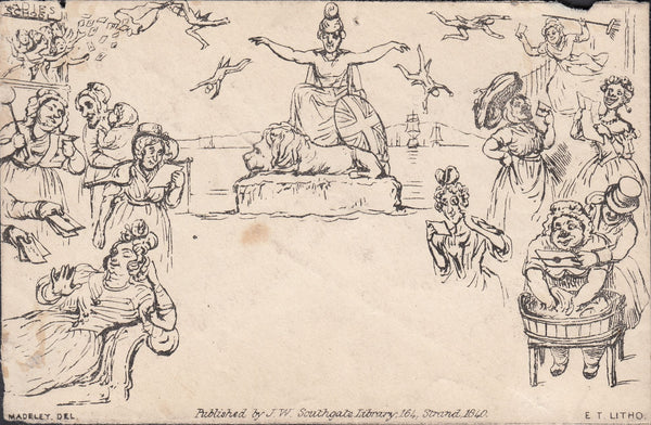 118266 SOUTHGATE NO.2 CARICATURE THE 'LADIES' ENVELOPE.