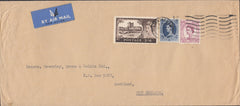 118303 1961 AIR MAIL BIRMINGHAM TO NEW ZEALAND WITH 2s 6d CASTLE.