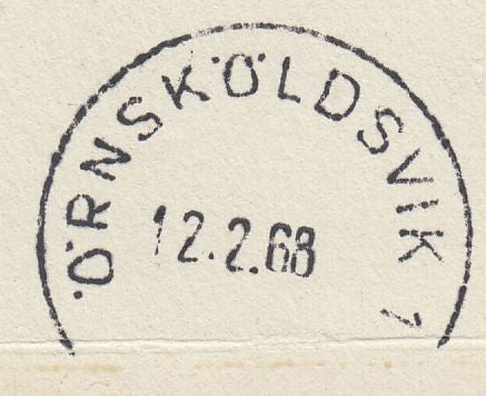 118314 1968 MAIL HEREFORD TO SWEDEN/SWEDISH POSTAGE DUE.